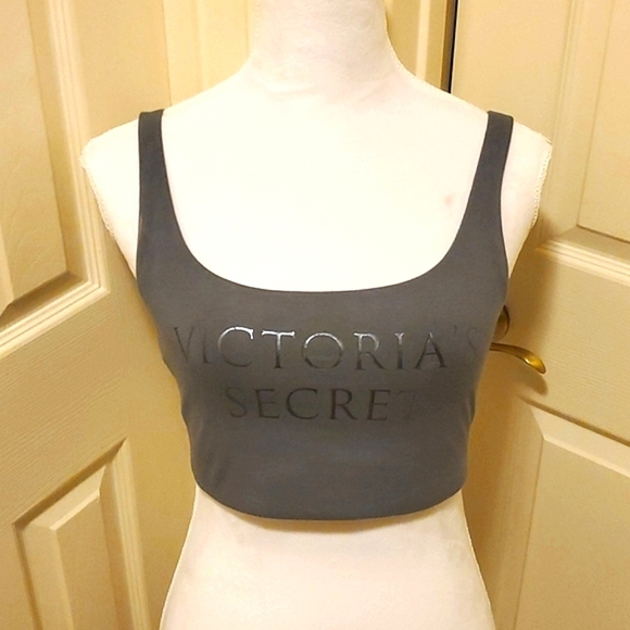 PINK Victoria's Secret Other - VICTORIA'S SECRET Grey & Blue metallic Signature Sports Bra. Medium.